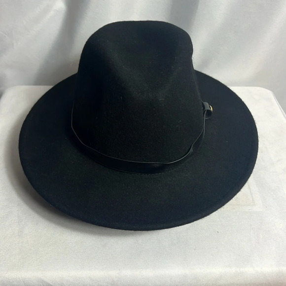 NWT Forever 21 Hat Fedora Felt Size M/L Black - Picture 2 of 8